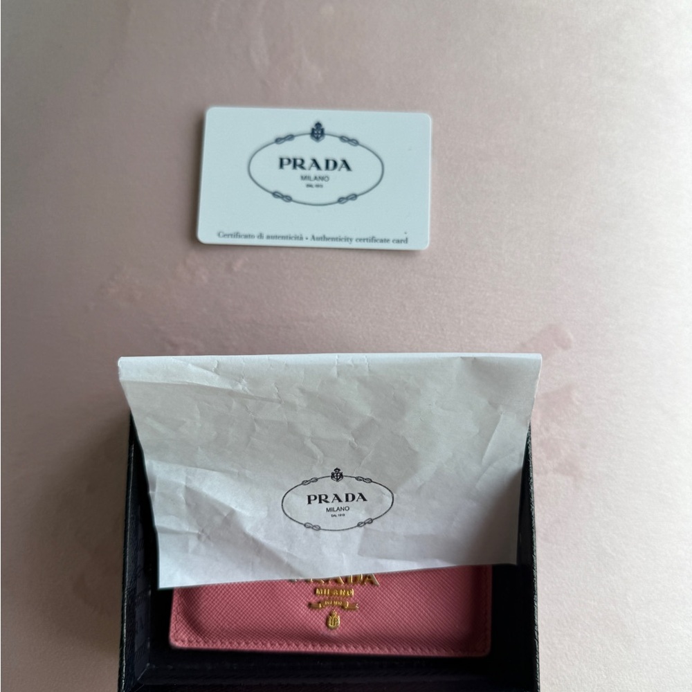Prada Pink Key & Card Holder - Picture 5 of 6